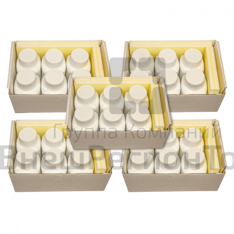 Набор флаконов для хранения (100 мл, 5 комплектов по 6 шт.).